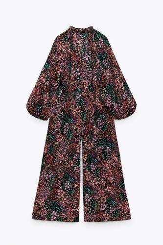 Zara floral print - print, jumpsuit~