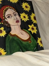 Hand-Painted Portrait with