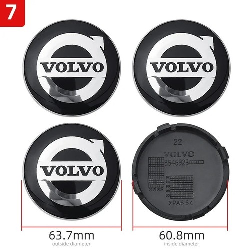 Volvo 64mm alloy - volvo, hub