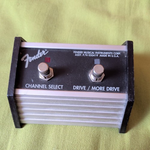 Fender button foot - fender, switch