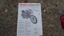 Rickman Honda CR 750 Original Sales Brochure CB750 Metisse