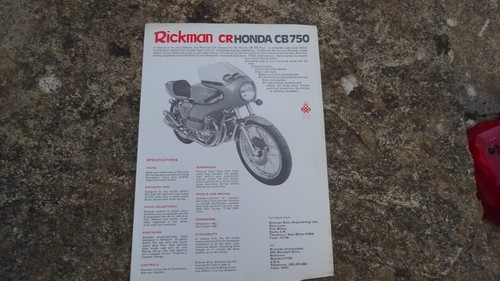 Rickman honda 750 original - cr,