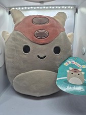 Squishmallows Ainhoca Grey and Pink Dinosaur Plush - with tag