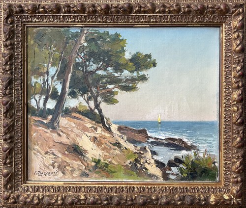 Antique oil canvas - antique,