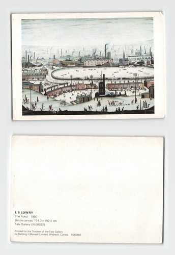 Postcard lowry the pond - l.s.,