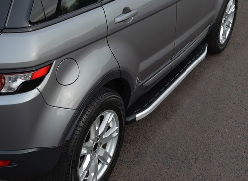 Aluminium side steps bars - aluminium,