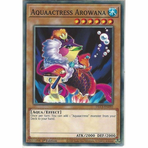 Yugioh dlcs en092 aquaactress - yugioh,