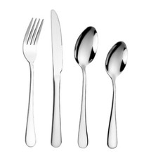 Stainless Steel Premium Flatware Spoon Fork Knife Cutlery 24pc Gift set