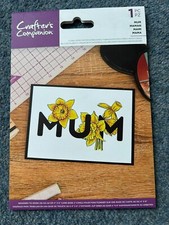 Crafters companion floral word - crafters,