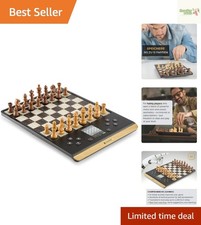 ChessGenius Pro Wood Edition: Elegant AI Chess Computer for All Skill Levels