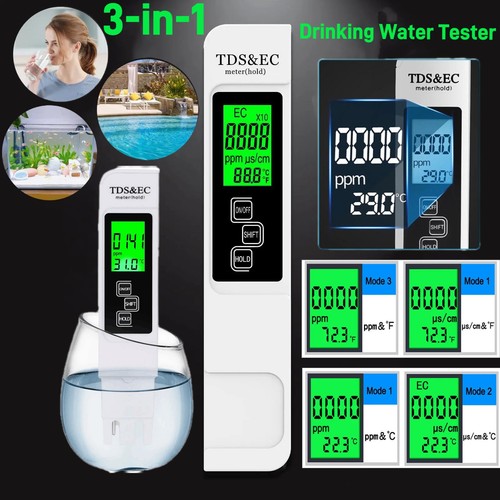In1 drinking water tester - 3-in1,
