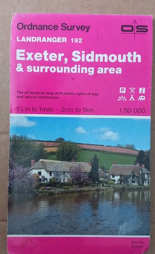 Landranger 192 exeter - os,