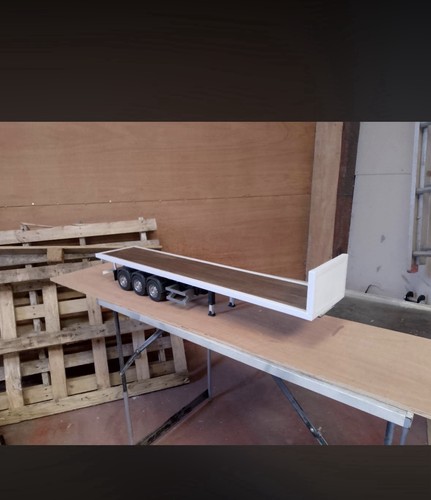 Scale flat trailer - rc,