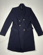 ZARA MANTECO Navy Blue Wool