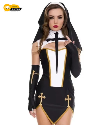 Women sexy nun cosplay - nun,