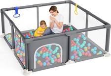 Baby Playpen, Sturdy Playpens for Baby and Toddlers, Portable Kids Play Pen
