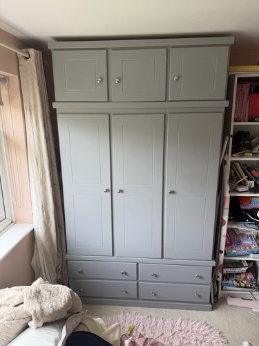 Tall bespoke triple wardrobe - triple,