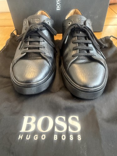 Hugo boss all black leather - hugo,