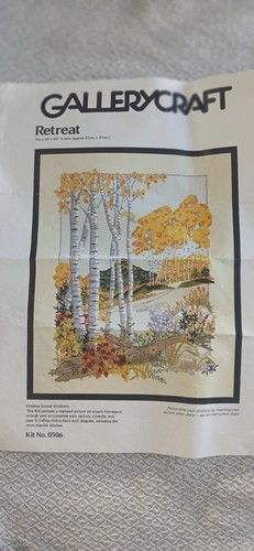 Gallerycraft crewel stitch kit - crewel,