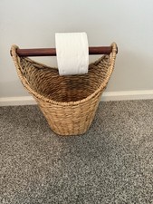 Toilet Paper Storage Basket w/