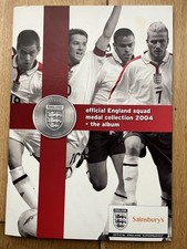 COMPLETE Official England Squad Medal Collection 2004 - The Album (Sainsbury's)
