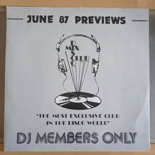 Disco Mix Club - June 87 Previews LP.