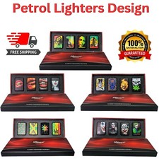 4 PETROL LIGHTERS SET
