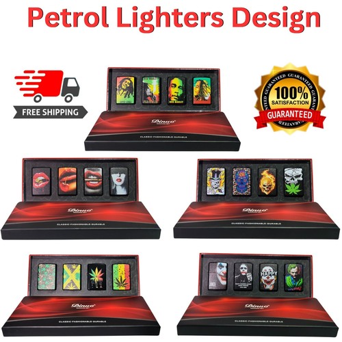 Petrol lighters set - 4,