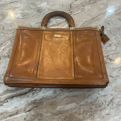 Vintage leather handle - leather,