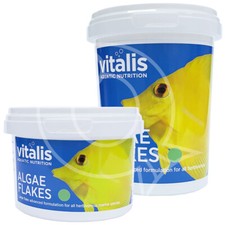 VITALIS MARINE ALGAE LARGE FLAKES 22g 40g 250g FISH FOOD CORAL REEF AQUARIUM