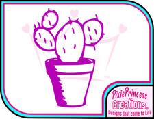 Flower B Plant Pot Vinyl