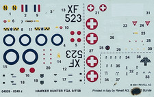 Decals Hawker Hunter FGA.9