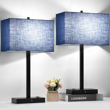 21" Touch Bedside lamps Blue