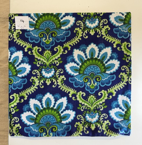 Fabric handmade blue - 70’s,