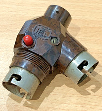 1930's vintage IRL Bakelite Heat & Light Adaptor with switch - Bayonet Lamp Bulb