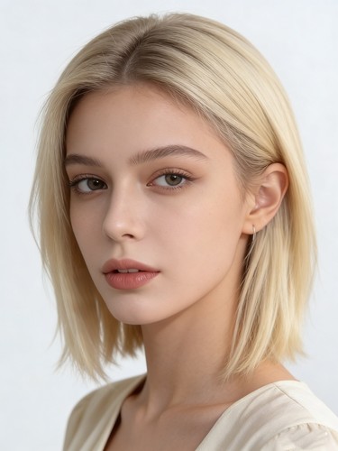 Short bob golden blonde - short,