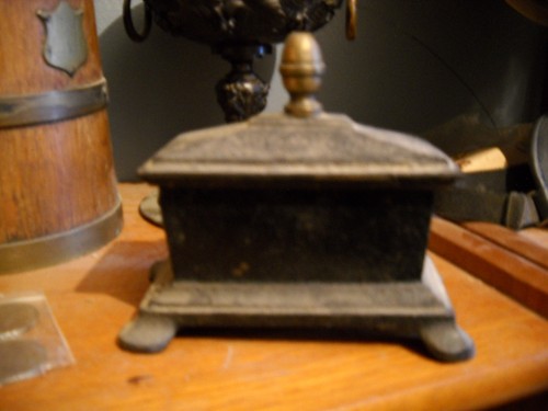 Cast iron coffin - cast,