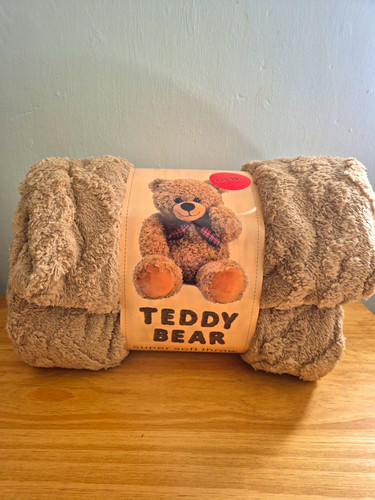 Teddy bear soft bed throw - bear,