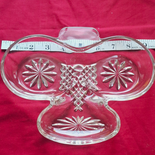 Clear glass nibles - clear, dish