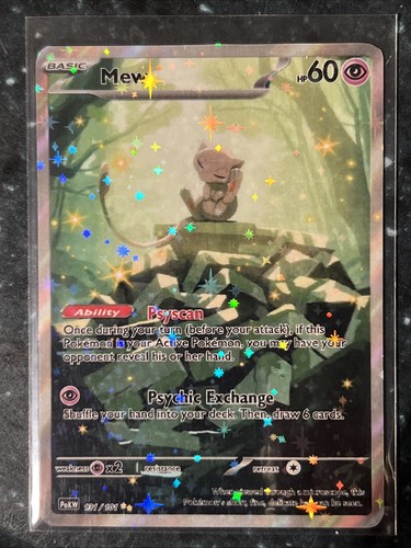 Mew pokemon card tcg display - card,