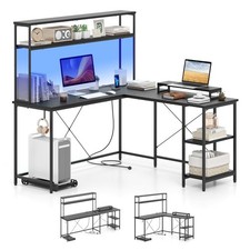 Costway L-Shaped Gaming Desk