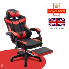 Ergonomic Gaming Chair Swivel PU Leather Desk Computer Office Chair Adjustable