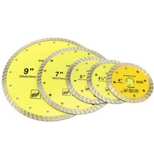 4~9 Inch Cold Pressed Corrugated Diamond Saw Blade Circular Cut Marble Concrete