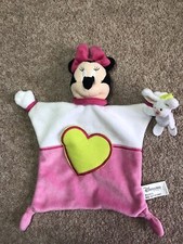 Disneyland Paris Minnie Mouse Comforter Blanket 8” Toy Plush
