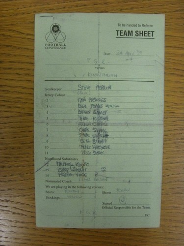 1999 official referee - 24/04/1999,