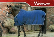 John Whitaker Club Luxury Lined Fleece Show Rug in Royal Blue