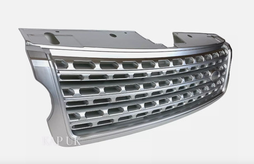 Silver front grille - silver,