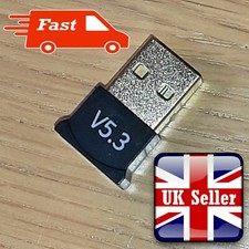 USB A Bluetooth 5.3 PC Laptop Wireless Adapter Dongle Linux Windows 10 11 UK