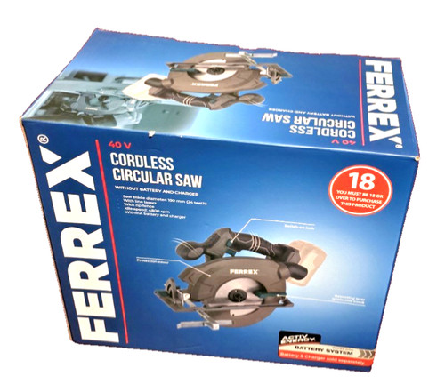 Ferrex 40v cordless circular - ferrex,