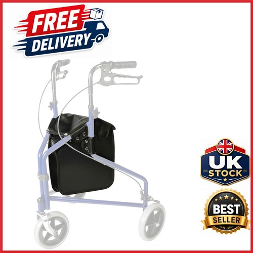 Black vinyl bag for - bag, 3-wheel